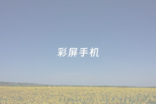 彩屏手机（摩托罗拉第一台彩屏手机）