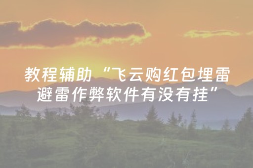 教程辅助“飞云购红包埋雷避雷作弊软件有没有挂”（详细透视教程）-哔哩哔哩