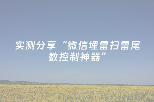 实测分享“微信埋雷扫雷尾数控制神器”（详细透视教程）-哔哩哔哩