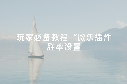 实测教程“微乐划水小程序免费黑科技”（详细透视教程）-哔哩哔哩
