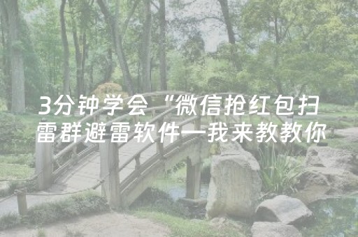 3分钟学会“微信抢红包扫雷群避雷软件—我来教教你怎么开挂”（详细透视教程）-哔哩哔哩