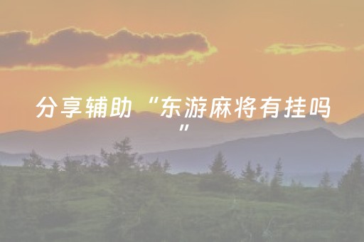 分享辅助“东游麻将有挂吗”（详细透视教程）-哔哩哔哩