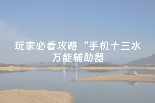 实测辅助“手机雀神麻将软挂神器”（详细透视教程）-哔哩哔哩