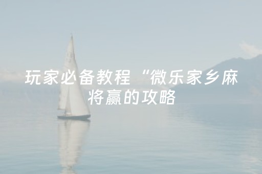 实测辅助“麻将机助赢神器”（详细透视教程）-哔哩哔哩