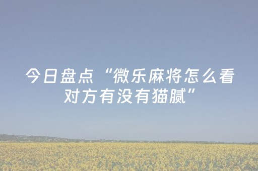 今日盘点“微乐麻将怎么看对方有没有猫腻”（详细透视教程）-哔哩哔哩