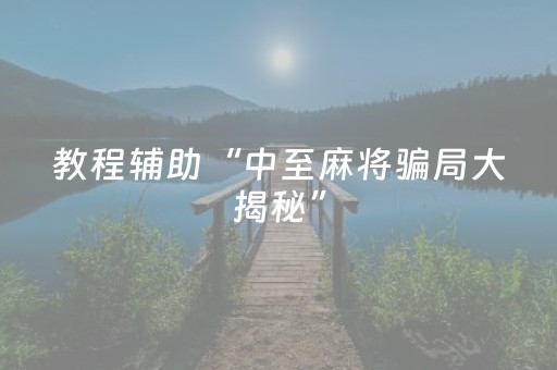 教程辅助“中至麻将骗局大揭秘”（详细透视教程）-哔哩哔哩