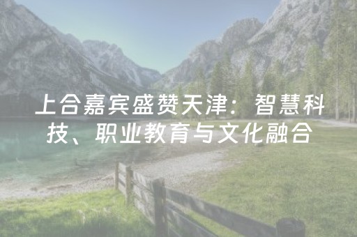 上合嘉宾盛赞天津：智慧科技、职业教育与文化融合之美