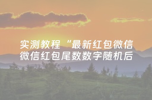 实测教程“最新红包微信微信红包尾数数字随机后台控制软件”（详细透视教程）-哔哩哔哩