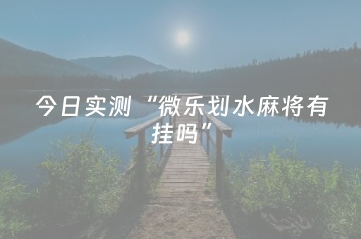 今日实测“微乐划水麻将有挂吗”（详细开挂教程）-哔哩哔哩