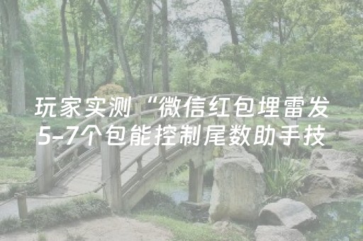 玩家实测“微信红包埋雷发5-7个包能控制尾数助手技巧”（详细透视教程）-哔哩哔哩
