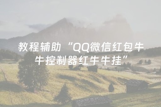 教程辅助“QQ微信红包牛牛控制器红牛牛挂”（详细透视教程）-哔哩哔哩