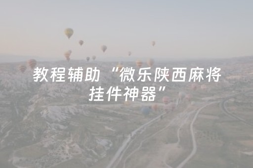 教程辅助“微乐陕西麻将挂件神器”（详细透视教程）-哔哩哔哩