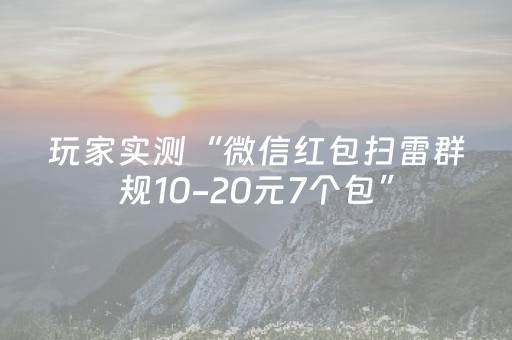 玩家实测“微信红包扫雷群规10-20元7个包”（详细透视教程）-哔哩哔哩