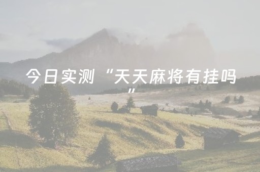 今日实测“天天麻将有挂吗”（详细透视教程）-哔哩哔哩