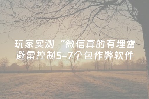 玩家实测“微信真的有埋雷避雷控制5-7个包作弊软件”（详细透视教程）-哔哩哔哩