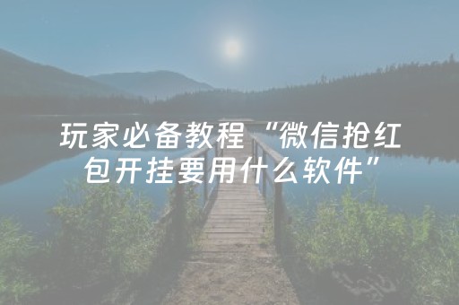 玩家必备教程“微信抢红包开挂要用什么软件”（详细透视教程）-哔哩哔哩