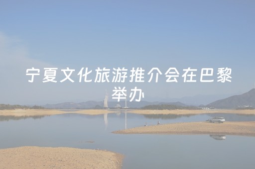宁夏文化旅游推介会在巴黎举办