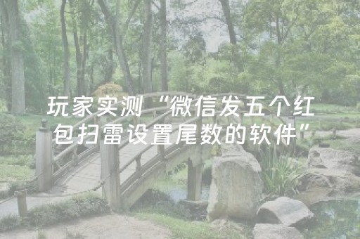 玩家实测“微信发五个红包扫雷设置尾数的软件”（详细透视教程）-哔哩哔哩