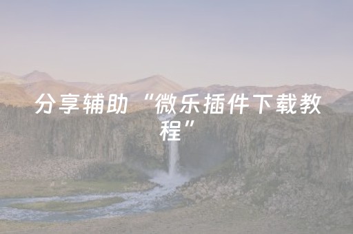 分享辅助“微乐插件下载教程”（详细透视教程）-哔哩哔哩