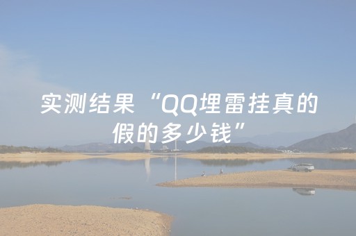 实测结果“QQ埋雷挂真的假的多少钱”（详细透视教程）-哔哩哔哩