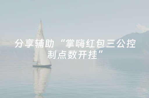 分享辅助“掌嗨红包三公控制点数开挂”（详细透视教程）-哔哩哔哩