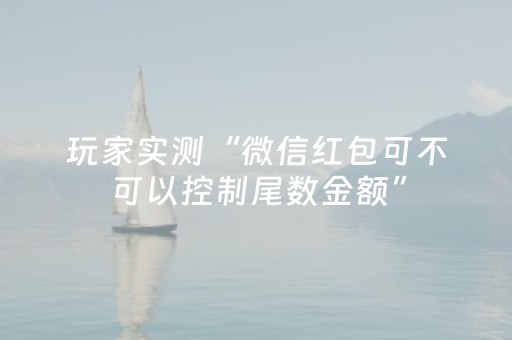 玩家实测“微信红包可不可以控制尾数金额”（详细透视教程）-哔哩哔哩