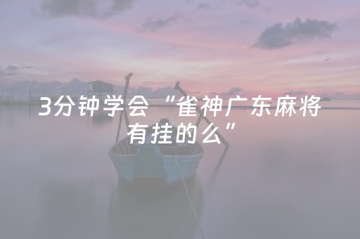 3分钟学会“雀神广东麻将有挂的么”（详细透视教程）-哔哩哔哩
