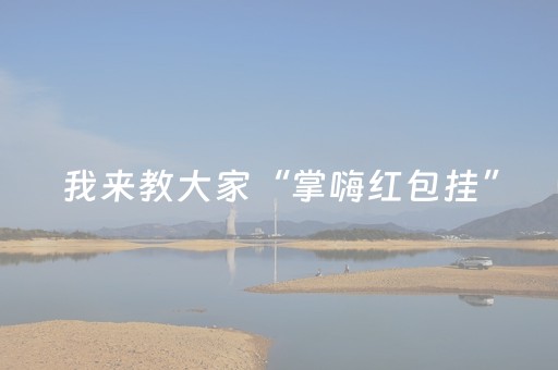 我来教大家“掌嗨红包挂”（详细透视教程）-哔哩哔哩
