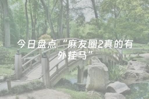 今日盘点“麻友圈2真的有外挂马”（详细开挂教程）-哔哩哔哩