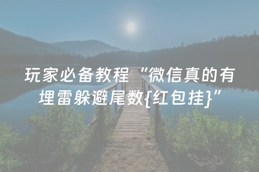 玩家必备教程“微信真的有埋雷躲避尾数{红包挂}”（详细透视教程）-哔哩哔哩