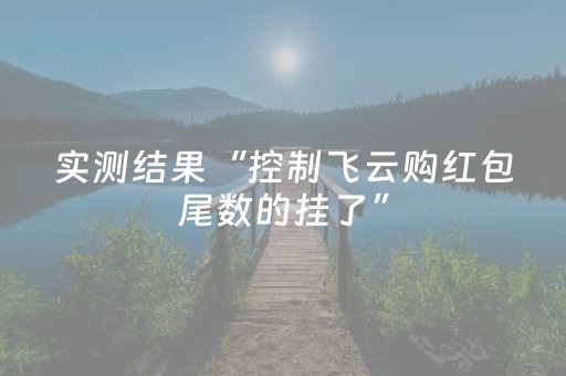 实测结果“控制飞云购红包尾数的挂了”（详细透视教程）-哔哩哔哩