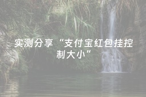 实测分享“支付宝红包挂控制大小”（详细透视教程）-哔哩哔哩