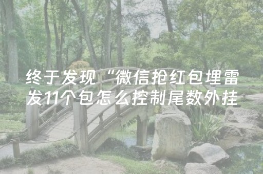 终于发现“微信抢红包埋雷发11个包怎么控制尾数外挂”（详细透视教程）-哔哩哔哩
