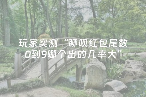 玩家实测“聊呗红包尾数0到9哪个出的几率大”（详细透视教程）-哔哩哔哩