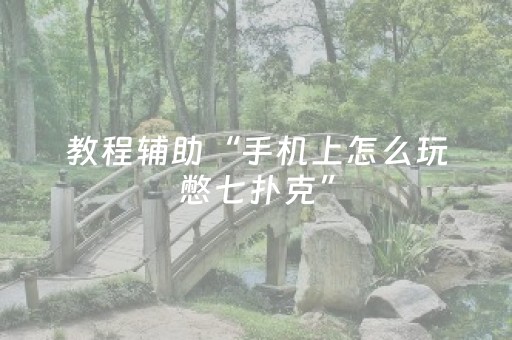 教程辅助“手机上怎么玩憋七扑克”（详细透视教程）-哔哩哔哩