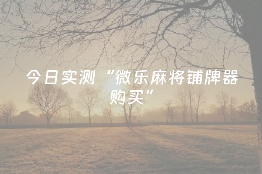 今日实测“微乐麻将铺牌器购买”（详细开挂教程）-哔哩哔哩