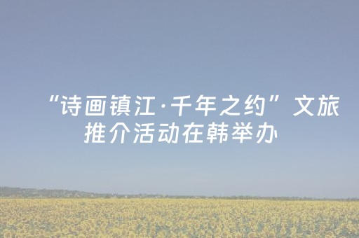 “诗画镇江·千年之约”文旅推介活动在韩举办