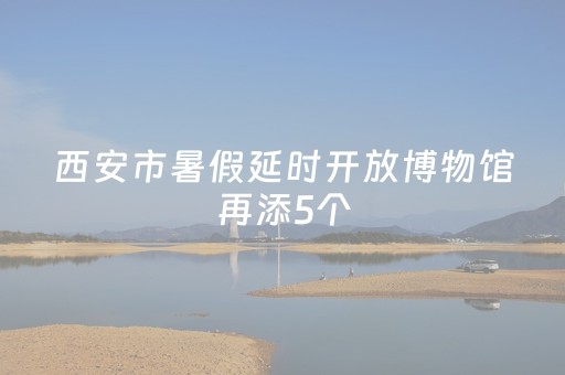 西安市暑假延时开放博物馆再添5个