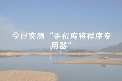 今日实测“手机麻将程序专用器”（详细开挂教程）-哔哩哔哩