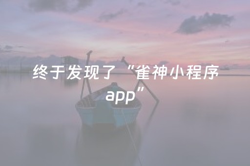 终于发现了“雀神小程序app”（详细透视教程）-哔哩哔哩