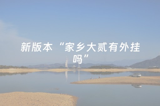 新版本“家乡大贰有外挂吗”（详细透视教程）-哔哩哔哩
