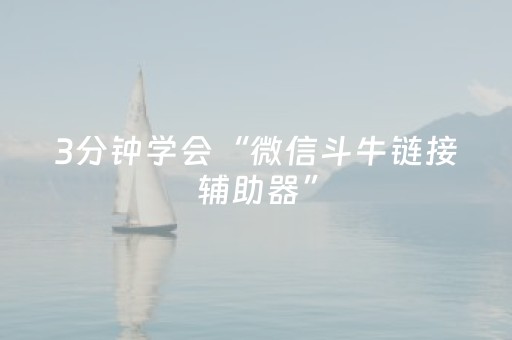 3分钟学会“微信斗牛链接辅助器”（详细透视教程）-哔哩哔哩
