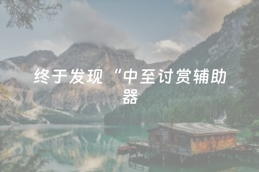终于发现“中至讨赏辅助器（专用辅牌神器免安装）