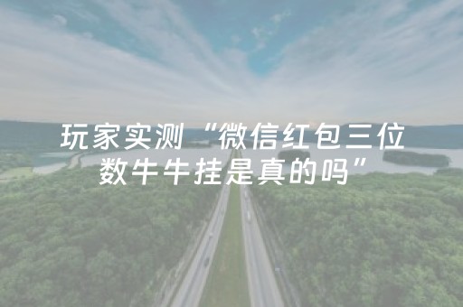玩家实测“微信红包三位数牛牛挂是真的吗”（详细透视教程）-哔哩哔哩