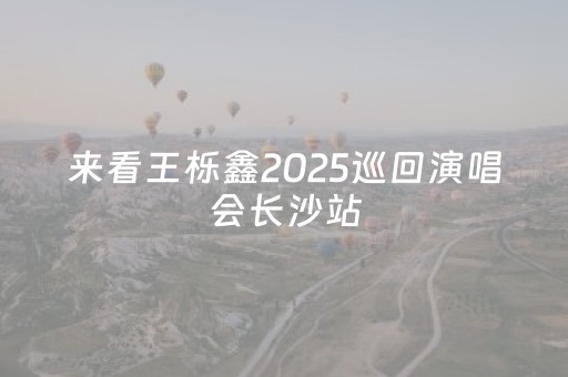 来看王栎鑫2025巡回演唱会长沙站，出行攻略来了