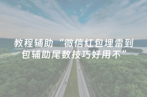 教程辅助“微信红包埋雷到包辅助尾数技巧好用不”（详细透视教程）-哔哩哔哩