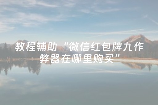 教程辅助“微信红包牌九作弊器在哪里购买”（详细透视教程）-哔哩哔哩