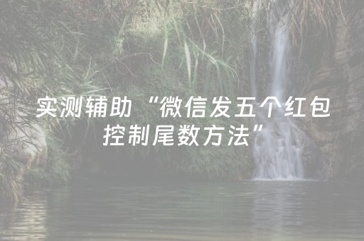 实测辅助“微信发五个红包控制尾数方法”（详细透视教程）-哔哩哔哩