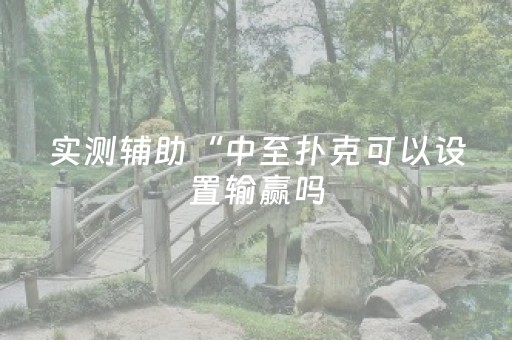 实测辅助“中至扑克可以设置输赢吗（专用辅牌神器免安装）