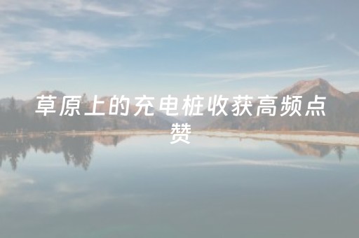 草原上的充电桩收获高频点赞